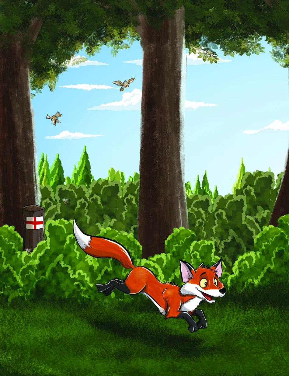 Rafi in an original illustrated scene from The Last Zoo Crew