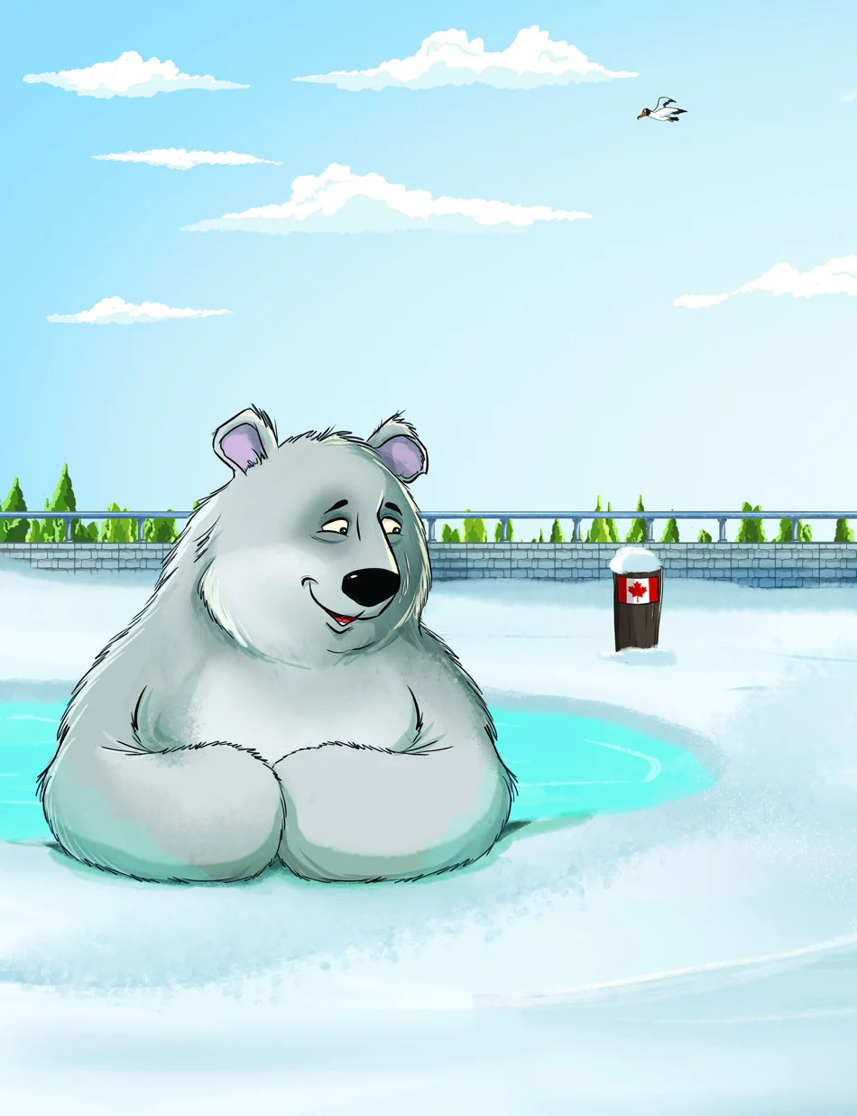 Velo in an original illustrated scene from The Last Zoo Crew